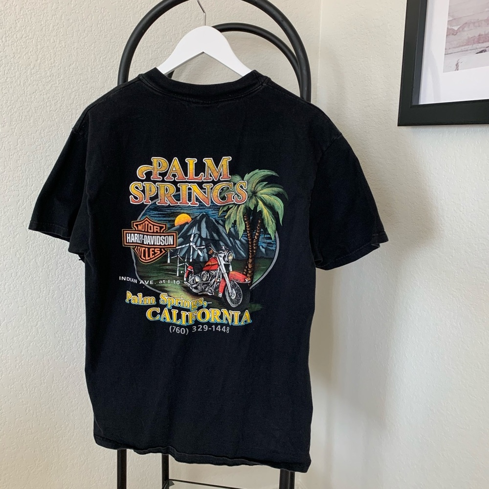 VINTAGE 1998 Harley Davidson Palm Springs T-Shirt